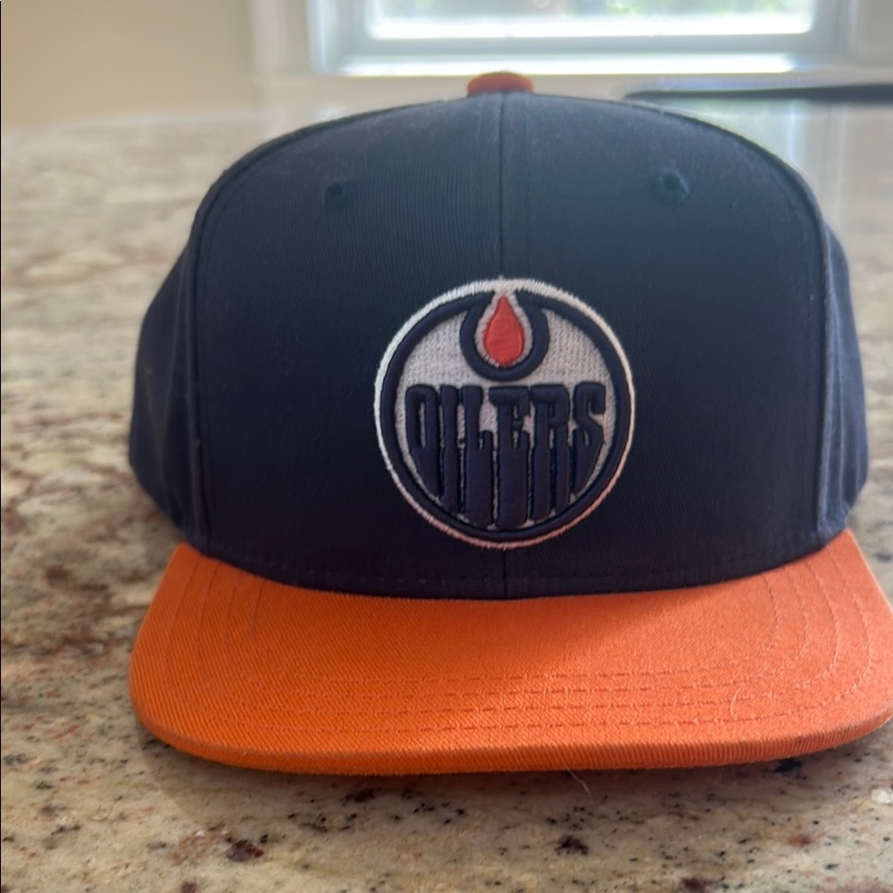 NHL Kids Cap with Navy and Orange Accents